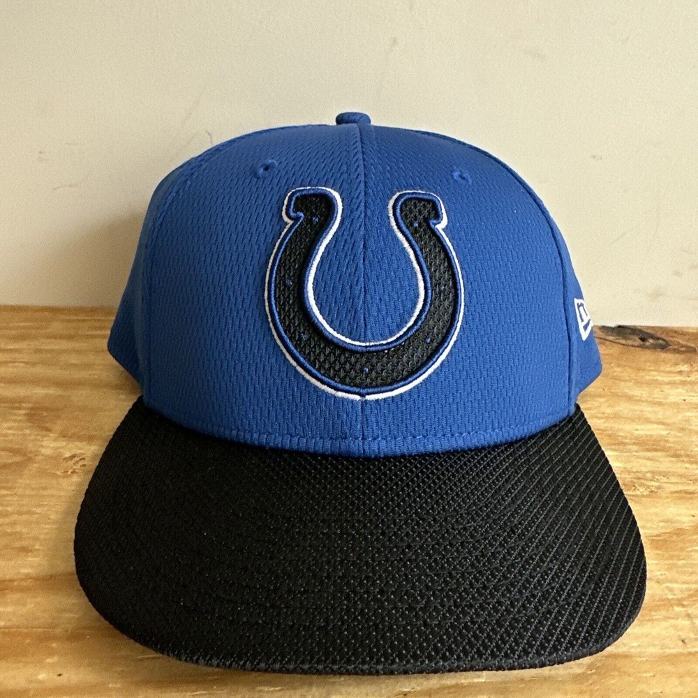NEW ERA NFL INDIANAPOLIS COLTS 7.5‎ 59FIFTY BLUE BLACK HAT